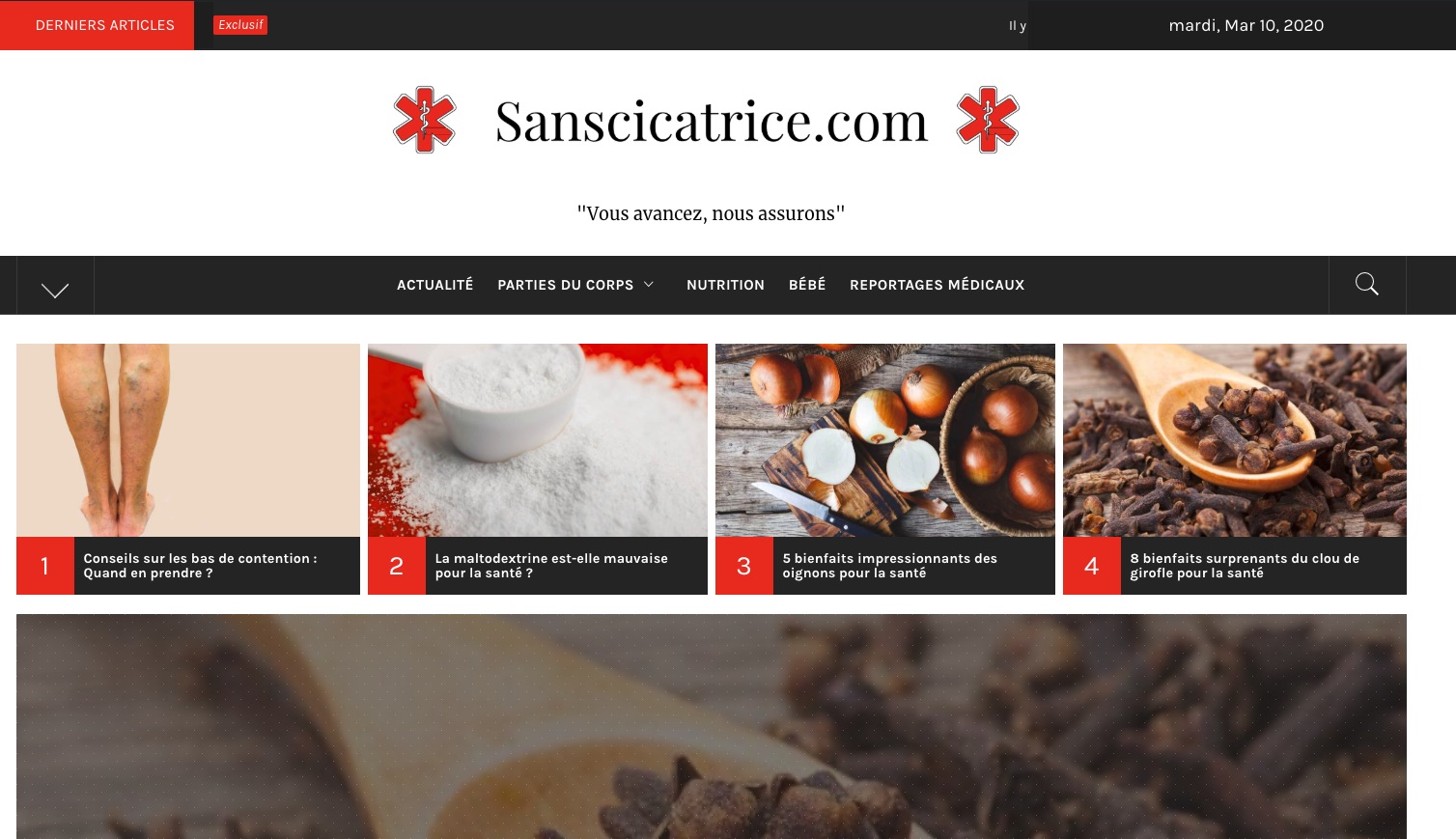 Sanscicatrice.com, votre nouvel allié santé?